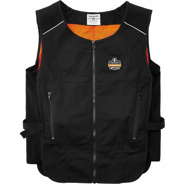 Cooling Vest, Cold Pack Inserts, Zipper