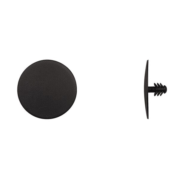 Blk Hood Insulation Ret 6mm Hole 10mm Stem L PK15