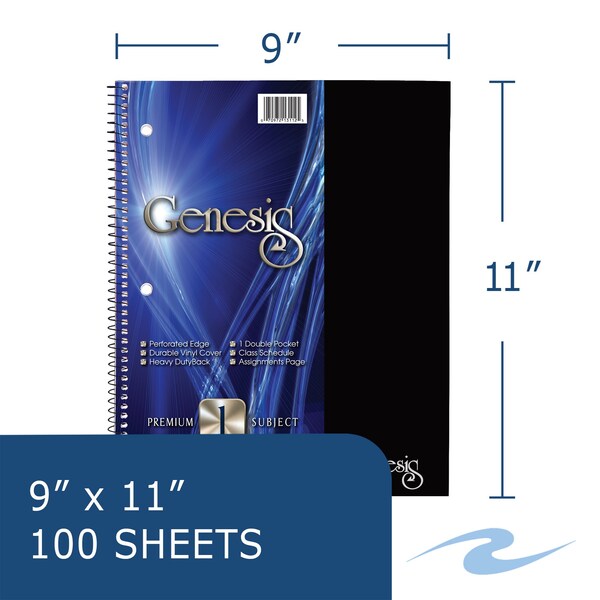Case of Genesis WB 1 Subject 1 Pkt Notebooks, 11
