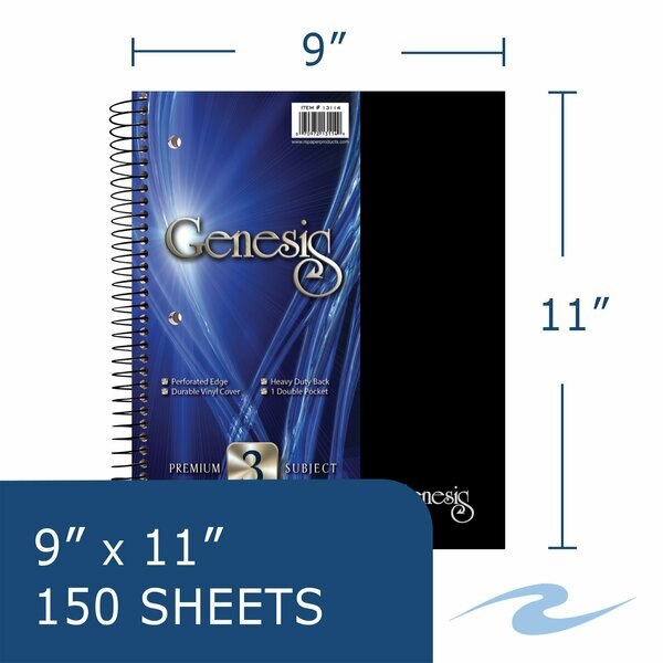 Case of Genesis WB 3 Subject 1 Pkt Notebooks, 11