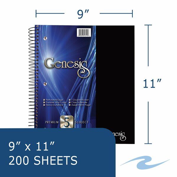Case of Genesis WB 5 Subject 1 Pkt Notebooks, 11