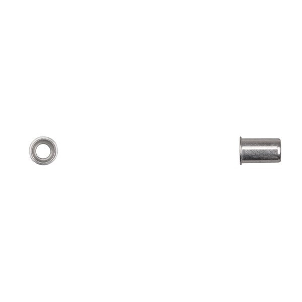 Nut Insert, #10-32 Thrd Sz, Steel, Zinc Plated
