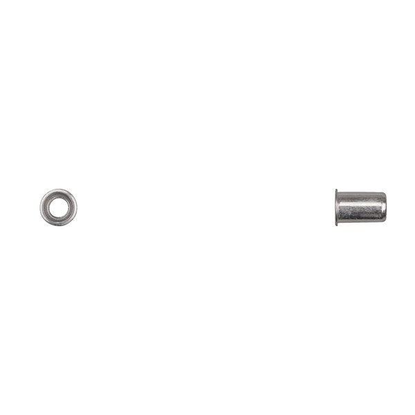 Nut Insert, M4-0.70 Thrd Sz, Steel, Zinc Plated