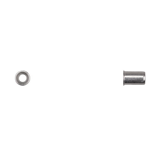 Nut Insert, M5-0.80 Thrd Sz, Steel, Zinc Plated