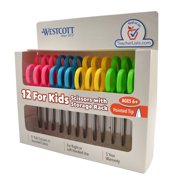 Scissors, Teachers Bulk Pack Display, Kids 13131