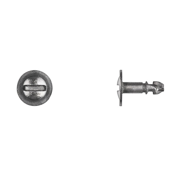 Blk Slotted Cowl Fastener 7mm Hole Size 20mm Stem PK10