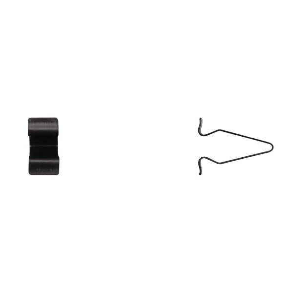 Blk Moulding Fasteners 22mm Height Spring Stl PK25