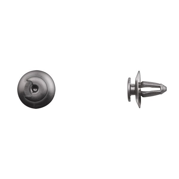 Blk Nyln Door Panel Ret 9mm Hole Size 14mm Stem L PK25