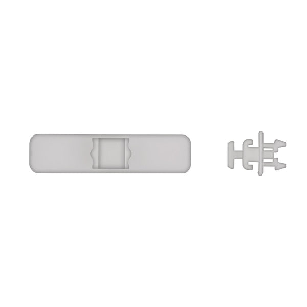 Wht Nyln Moulding Clips 11mm W 45mm L PK25