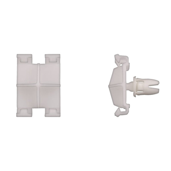 Wht Nyln Moulding Clips 8mm Hole Size 16mm Stem L PK15