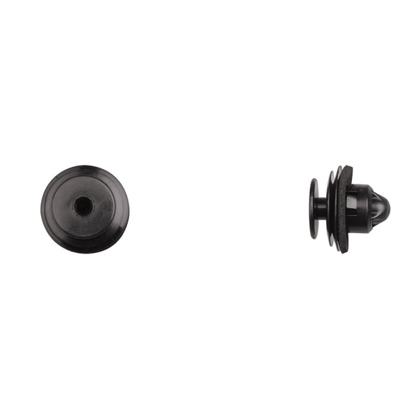Blk Nyln Door Panel Ret 10mm Hole 11mm Stem L PK10