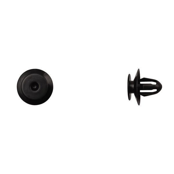 Blk Nyln Trim Panel Ret 8.70mm Hole 12mm Stem L PK25