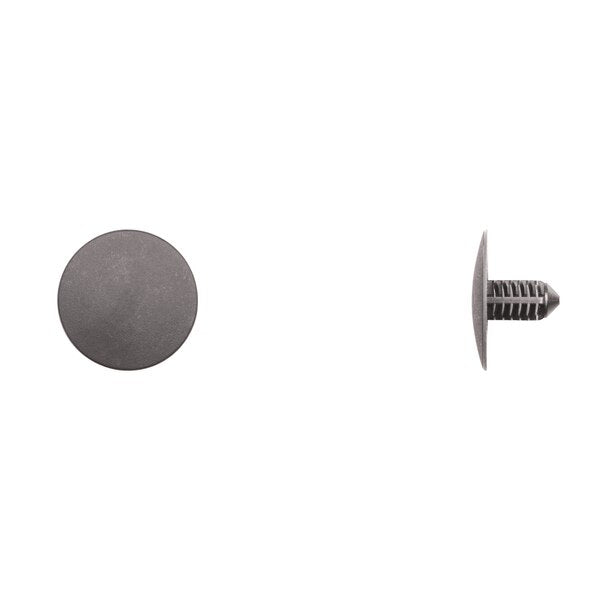Blk Nyln Hood Insul Ret 7mm Hole Size 20mm Head Dia PK25