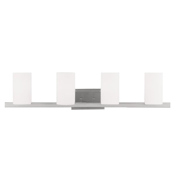 Astoria 4 Light Brushed Nickel Bath Vanity