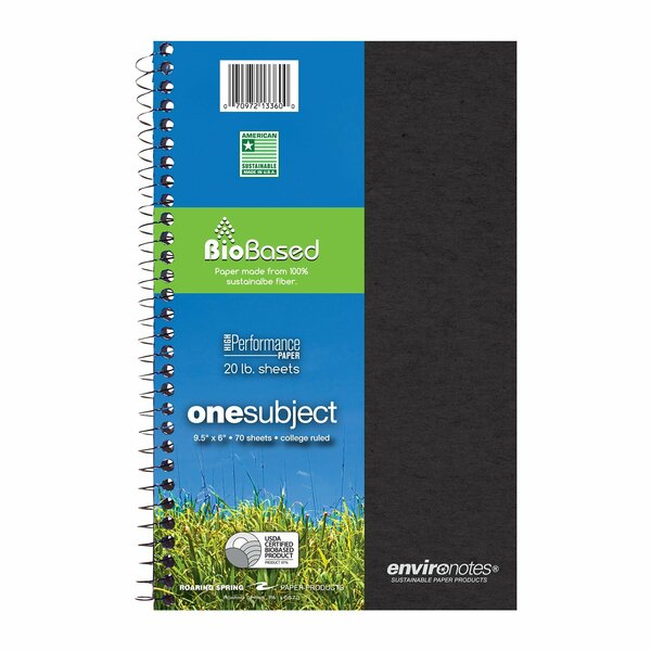 Case of Environotes Recycled Wirebound Notebooks, 9.5
