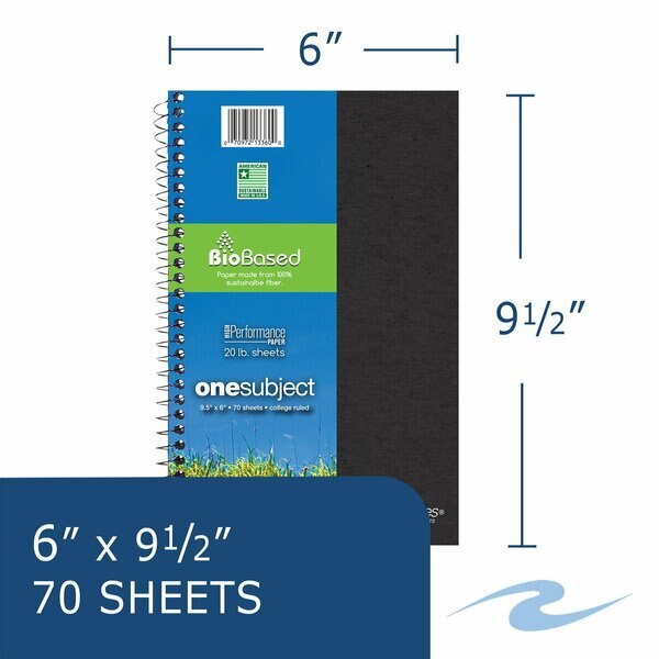 Case of Environotes Recycled Wirebound Notebooks, 9.5