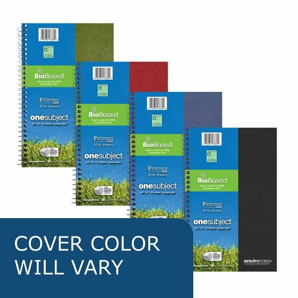 Case of Environotes Recycled Wirebound Notebooks, 9.5