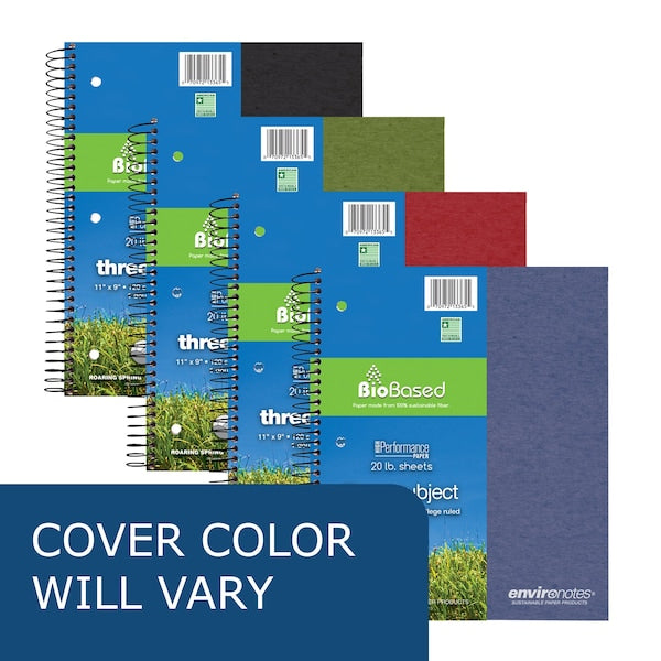 Case of 3 Subject 1 Pkt Wirebound Notebooks, 11