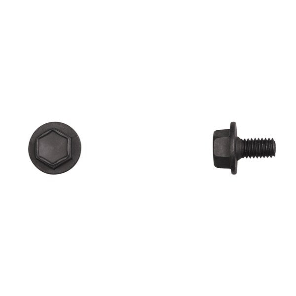 M6-1.00 Flange Bolt, Black 11 mm L