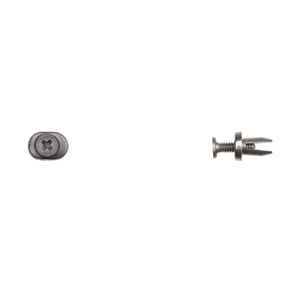 Blk Nyln Cowl Vent Retainer 5mm Hole 9mm Stem L PK15
