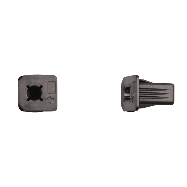 Blk Nyln Bumper Grommets 16mmX18mm Hd 19mm Stem L PK15