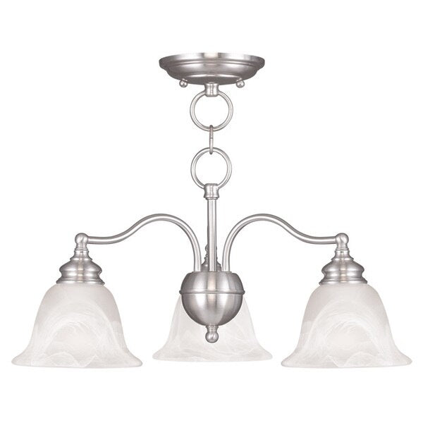 Essex 3 Light Brushed Nickel Convertible