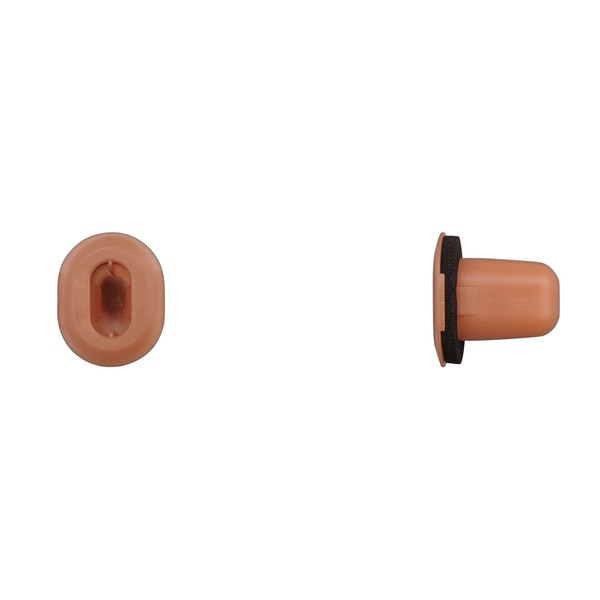 Brwn Nyln Screw Grommets #14 Screw Size 16mm Stem L PK15