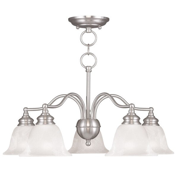 Essex 5 Light Brushed Nickel Convertible