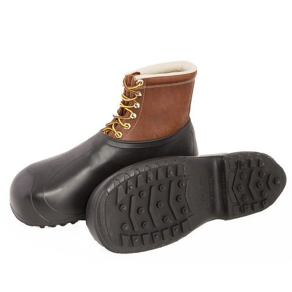 Ice Traction Overshoes, Rubber, 12.5-14, PR