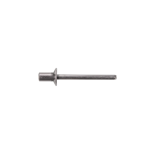 Blind Rivet, Flanged Head, 4.8 mm Dia., Aluminum Body, 15 PK