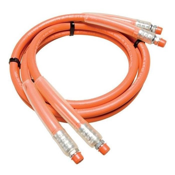 Double Hose Assembly, 3/8x10 Ft, 2000 PSI