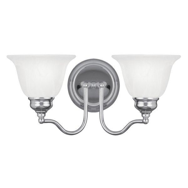 Essex 2 Light Polished Chrome Bath Vanit