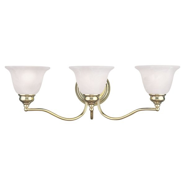 Essex 3 Light Polished Brass Bath Vanity