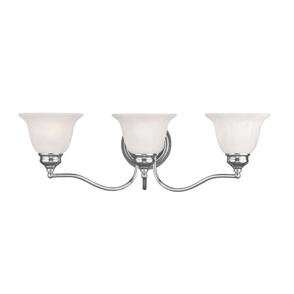Essex 3 Light Polished Chrome Bath Vanity