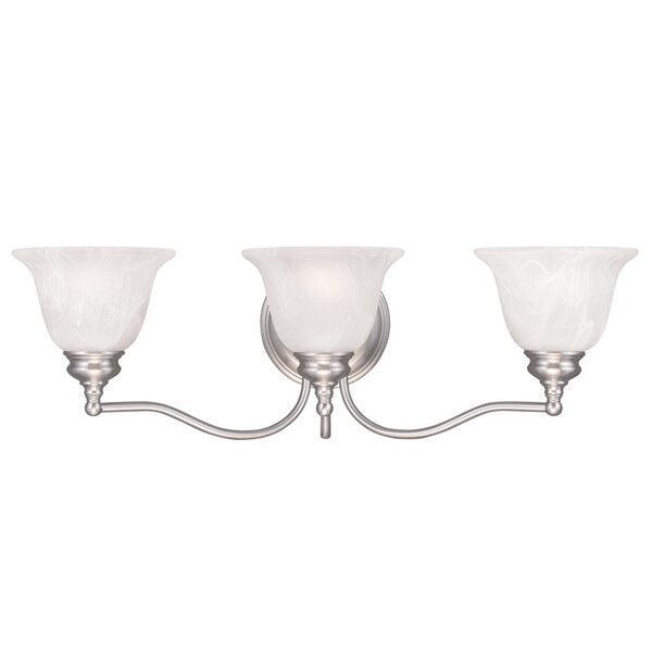 Essex 3 Light Brushed Nickel Bath Vanity