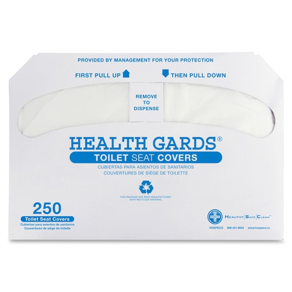 Toilet Seat Cover, Half Fold, PK20