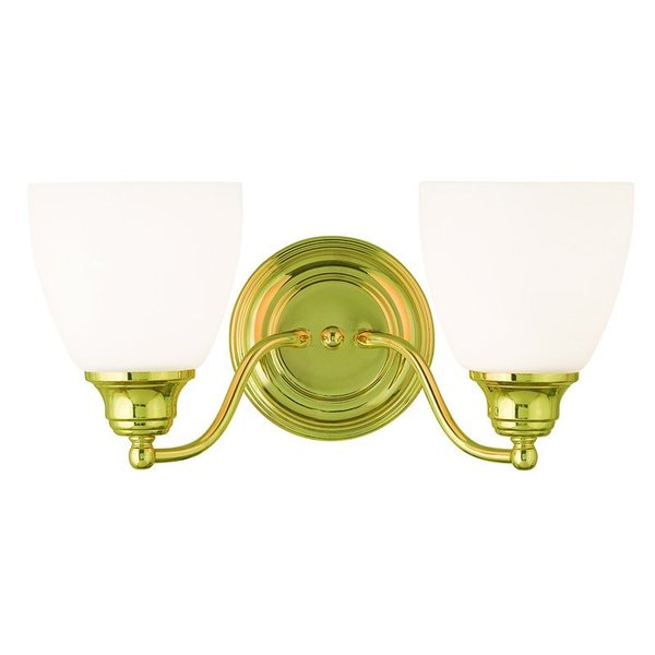 Somerville 2 Light Polished Brass Bath Vanity