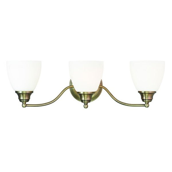 Somerville 3 Light Antique Brass Bath Va