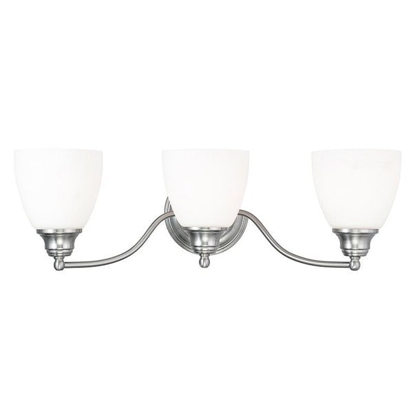 Somerville 3 Light Brushed Nickel Bath V