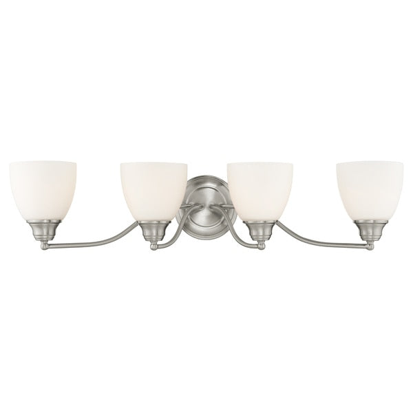 Somerville 4 Light Brushed Nickel Bath Vanity
