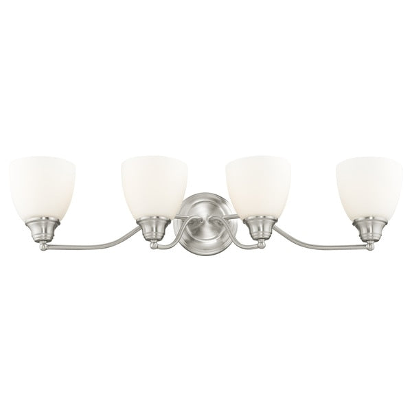 Somerville 4 Light Brushed Nickel Bath Vanity