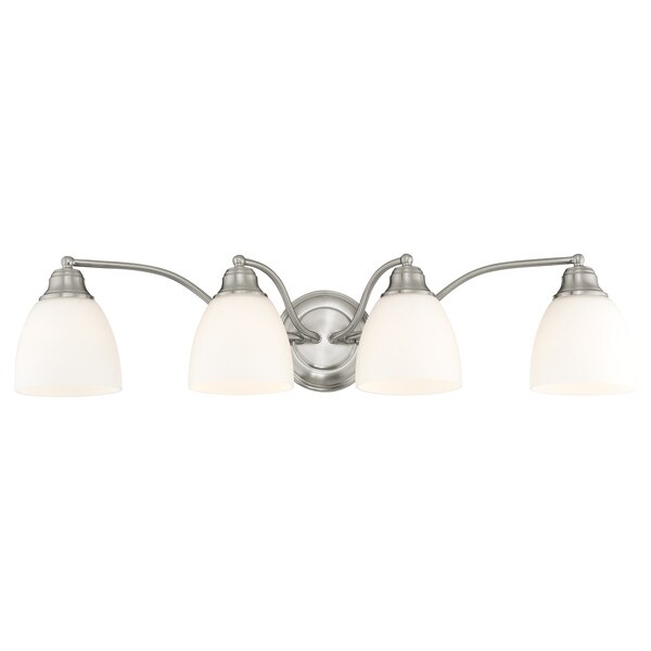 Somerville 4 Light Brushed Nickel Bath Vanity