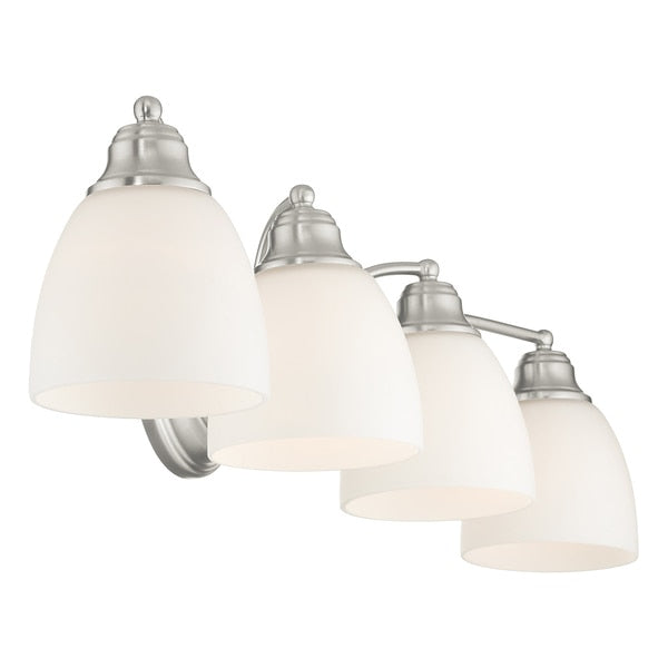Somerville 4 Light Brushed Nickel Bath Vanity