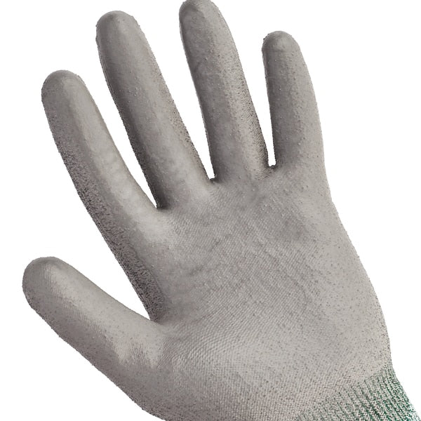 Cut Resist Gloves, L, Gray/Salt Pepper, PR