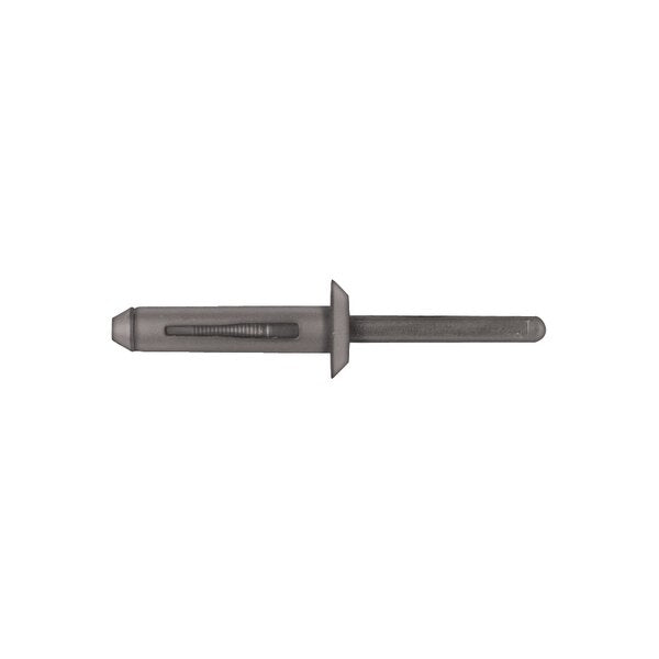 Blind Rivet, Flanged Head, 1/4 in Dia., Nylon Body