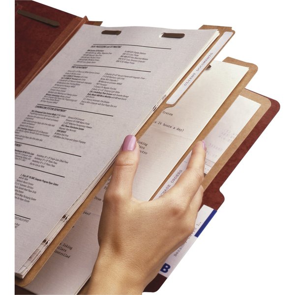 Folder, Classf, Ltr, 3 Div, Rd, PK10