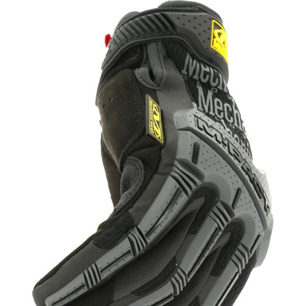 M-Pact Impact Resistant Work Gloves, Vibration Absorption, TPR, Black/Gray, XL, 1 Pair