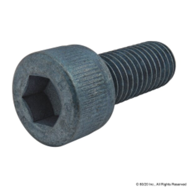 M10 Socket Head Cap Screw, Zinc Plated Steel, 25 mm Length