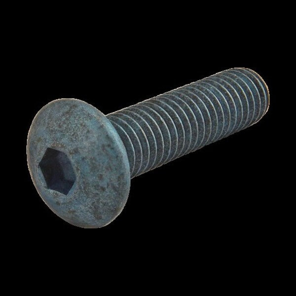 M5-0.80 Socket Head Cap Screw, Blue Zinc Plated Steel, 20 mm Length