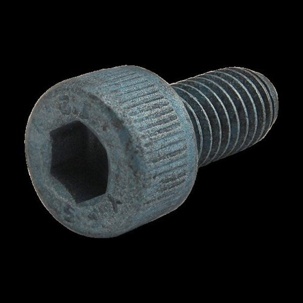 M5-0.80 Socket Head Cap Screw, Blue Zinc Plated Steel, 10 mm Length